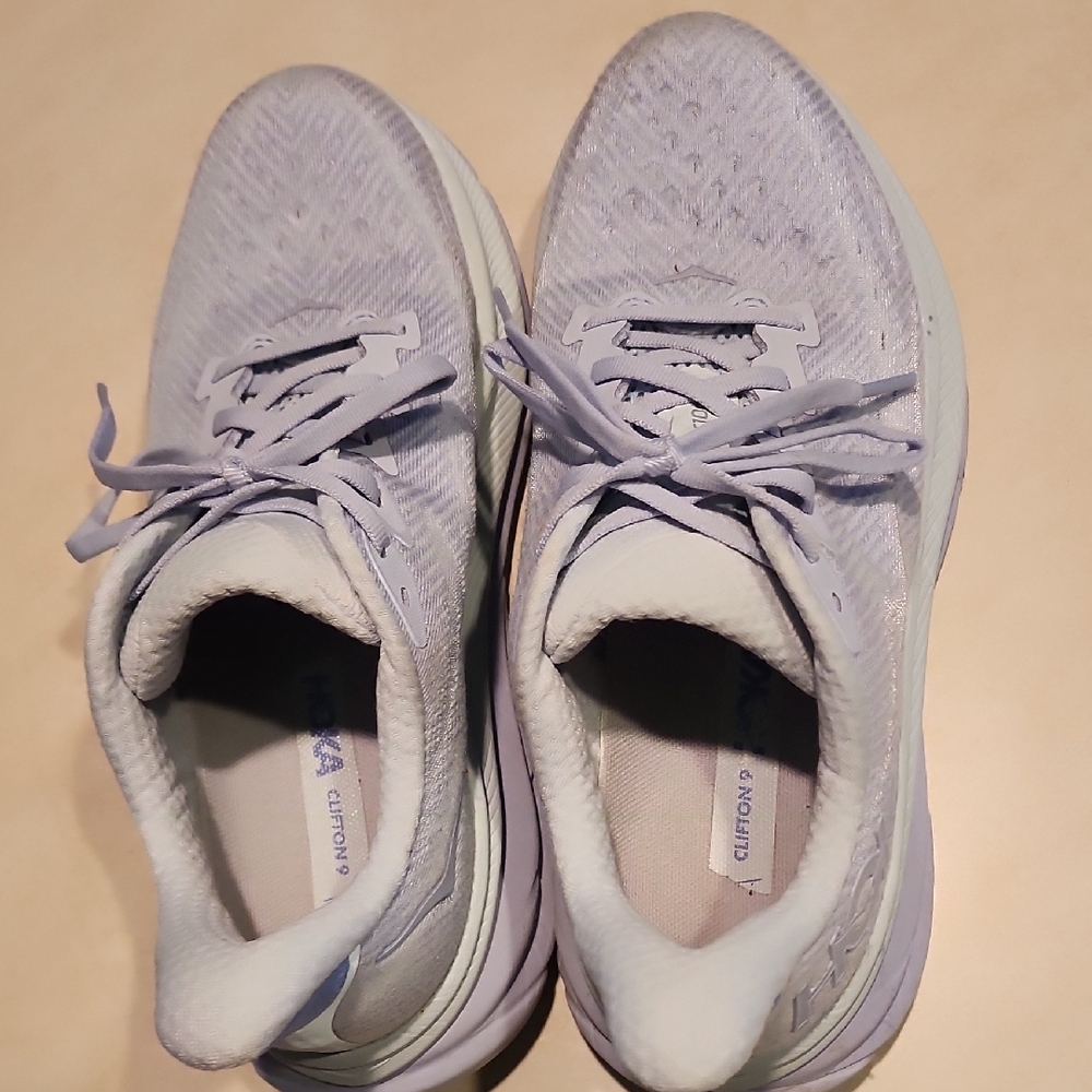 Hoka Women's Sky Blue Athletic Shoes - Picture 8 of 9